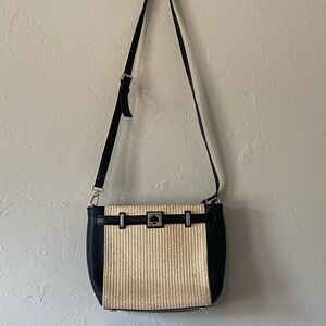 Kate spade black and wicker purse​​​​​​​​​​​​​​​​​​​​​​​​​​​​​​​​​​